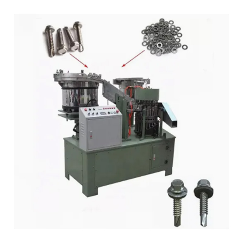 Selvborende skruevaskermonteringsmaskin